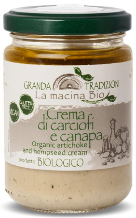 Creme aperitiv - Crema BIO din anghinare si canepa La Macina Bio