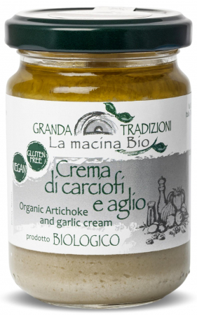 Creme aperitiv - Crema BIO din anghinare si usturoi La Macina Bio