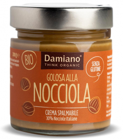Creme dulci din nuci si alune - Crema BIO dulce de alune de padure 30% Damiano