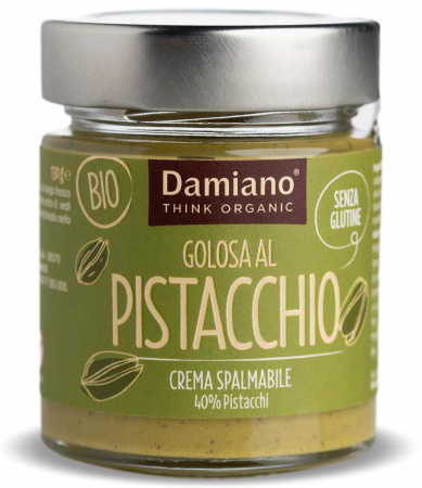 Creme dulci din nuci si alune - Crema BIO dulce de fistic 40% Damiano