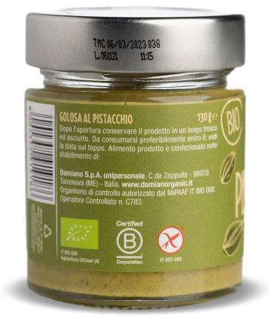 Crema BIO dulce de fistic 40% Damiano [1]