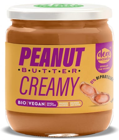Creme desert din nuci si alune - Crema BIO fina din arahide prajite Deanocciola