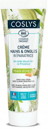 Setul de calatorie - Crema BIO reparatoare maini si unghii, cu migdale dulci(format calatorie) Coslys