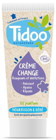 Protejare, curatare si hidratare - Crema BIO reparatoare si protectoare zona scutec, cu extract de galbenele Tidoo