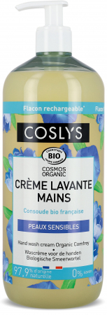 Sapun lichid pentru maini - Crema BIO spalare maini, fara sapun, cu extract de tataneasa(format mare) Coslys