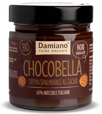 Lichidari - Crema BIO vegana de ciocolata neagra si 45% alune padure Damiano