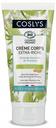 Gomaj, crema si lapte de corp - Crema de corp BIO hranitoare cu migdale dulci Coslys