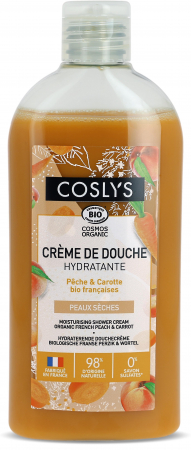 Cosmetice si ingrijire personala - Crema de dus BIO hidratanta, cu piersici si morcovi Coslys
