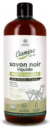 Detergenti podele si suprafete - Detergent BIO multifunctional pentru casa si gradina, cu sapun negru, fara parfum Etamine