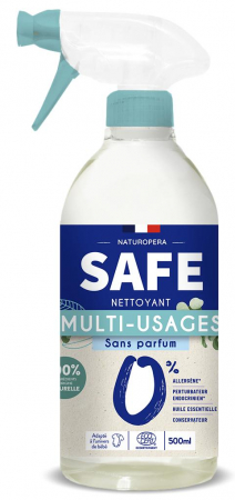 Detergenti baie - Detergent BIO multisuprafete cu pulverizator, fara parfum, fara alergeni Safe