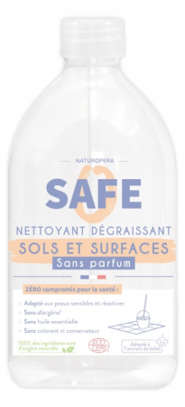 Lichidari - Detergent BIO pardoseli si suprafete universale, fara parfum, fara alergeni Safe