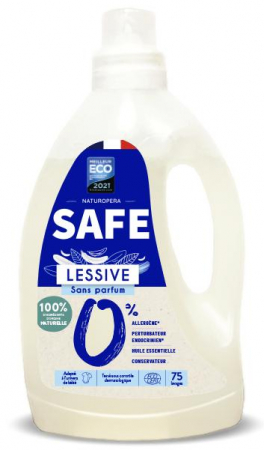 Detergenti textile fara parfum - Detergent BIO pentru rufe, fara parfum, fara alergeni(format mare) Safe