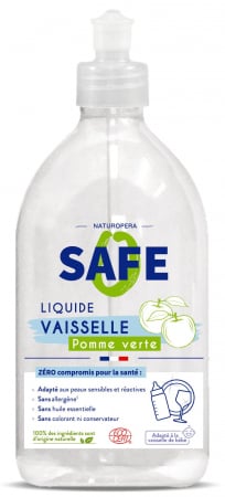 Lichidari - Detergent BIO pentru vase, parfum mere verzi, fara alergeni Safe
