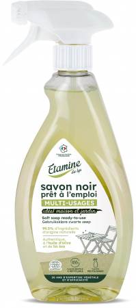 Detergenti podele si suprafete - Detergent BIO spray multifunctional pentru casa si gradina, cu sapun negru, fara parfum Etamine