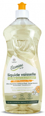 Detergent lichid pentru vase - Detergent BIO ultra degresant pentru vase, parfum flori de portocal Etamine