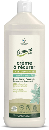 Detergenti pentru baie - Detergent crema BIO pentru suprafete multiple, cu parfum de menta Etamine