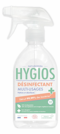 Lichidari - Dezinfectant universal BIO multisuprafete cu pulverizator, parfum eucalipt, fara alergeni Hygios