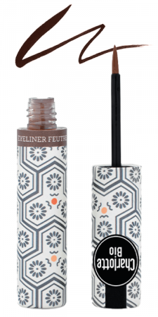 Eyeliner pentru ochi - Eyeliner BIO Maro de inalta precizie, varf de pasla, cu aloe vera si extract magnolie Charlotte Bio