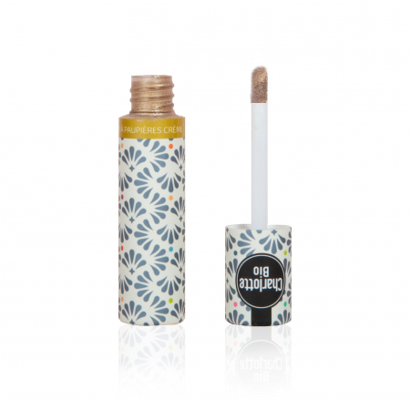 Fard BIO lichid pleoape Auriu, cu ulei ricin, ceara carnauba si extract afine Charlotte Bio [3]