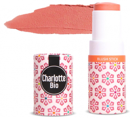 Fard si bronzant pentru obraz - Fard BIO obraz cremos sub forma de stick, nuanta coral Charlotte Bio