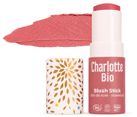 Fard si bronzant pentru obraz - Fard BIO obraz cremos sub forma de stick, nuanta rose Charlotte Bio