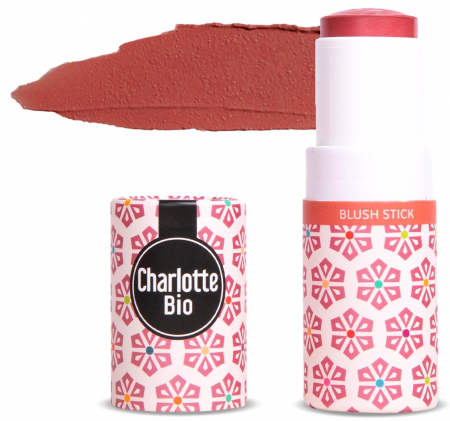 Fard si bronzant pentru obraz - Fard BIO obraz cremos sub forma de stick, nuanta rose Charlotte Bio