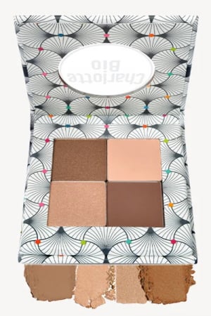 Lichidari - Fard BIO pleoape, paleta 4 culori Nude, cu seminte de jojoba si extract magnolie Charlotte Bio