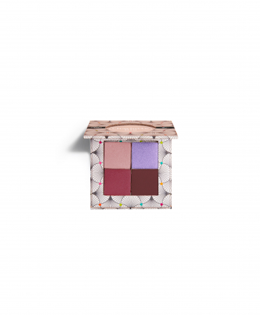 Fard BIO pleoape, paleta 4 culori Luxury, cu acid hialuronic si extract castravete Charlotte Bio [3]