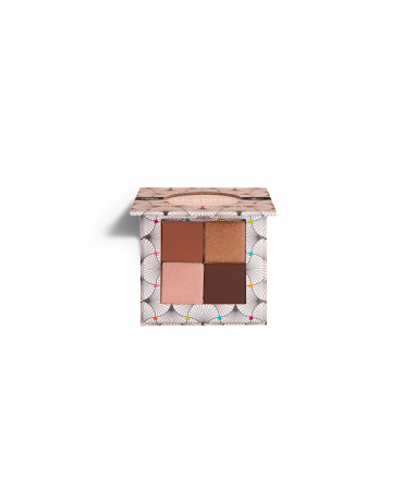 Fard BIO pleoape, paleta 4 culori Maro Nude, cu acid hialuronic si extract castravete Charlotte Bio [3]