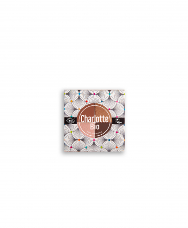 Fard BIO pleoape, paleta 4 culori Maro Nude, cu acid hialuronic si extract castravete Charlotte Bio [4]