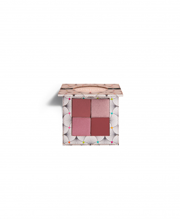 Fard BIO pleoape, paleta 4 culori Roz, cu acid hialuronic si extract castravete Charlotte Bio [3]
