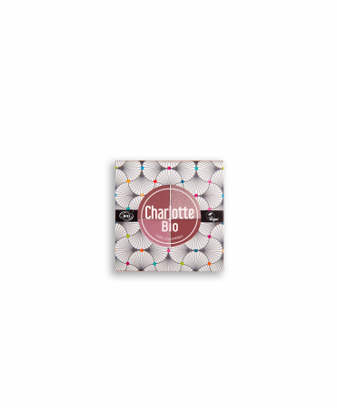 Fard BIO pleoape, paleta 4 culori Roz, cu acid hialuronic si extract castravete Charlotte Bio [4]