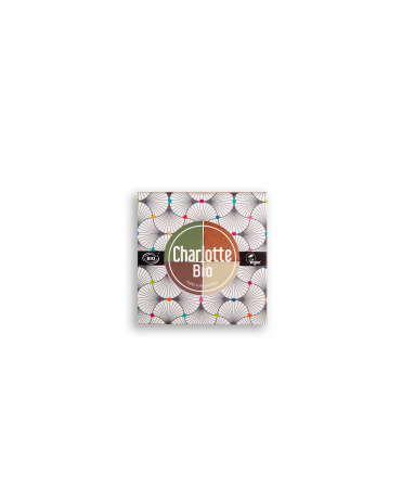 Fard BIO pleoape, paleta 4 culori Vegetal, cu acid hialuronic si extract castravete Charlotte Bio [4]