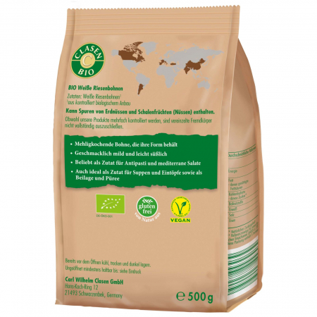 Fasole alba gigant BIO Clasen Bio [2]