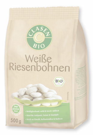 Lichidari - Fasole alba gigant BIO Clasen Bio