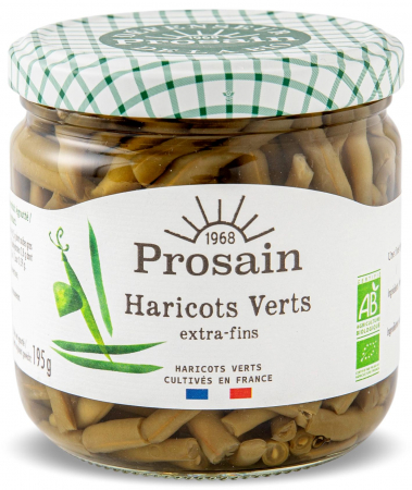 Legume preparate - Fasole verde extra fina BIO la borcan Prosain