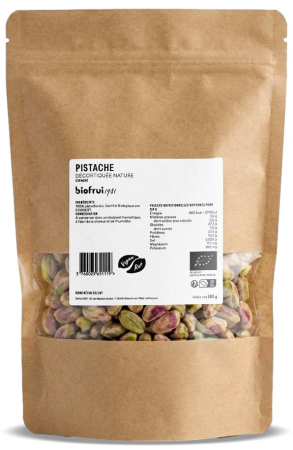 Nuci si Fructe salbatice - Fistic BIO decojit si crud(format economic) Biofruisec