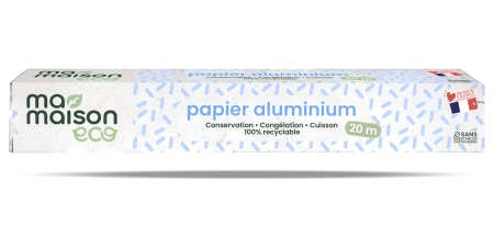 Accesorii pentru gatit - Folie aluminiu 20x29 cm, fara clor si fara toxine Ma Maison Eco