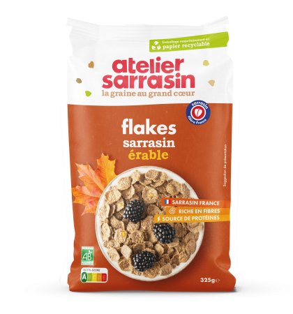 Fulgi de hrisca BIO cu sirop de artar Atelier Sarrasin [1]