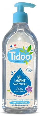 Lichidari - Gel BIO de curatare 2in1 pentru bebelusi, cu extract de in(format mare) Tidoo