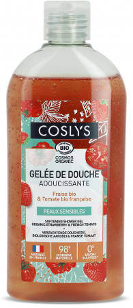 Cosmetice si ingrijire personala - Gel de dus BIO calmant, cu capsuni si rosii Coslys