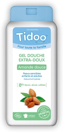 Lichidari - Gel de dus BIO delicat, pentru intreaga familie, parfum migdale Tidoo