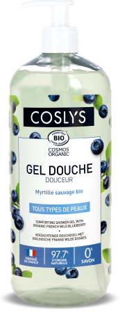 Gel de dus - Gel de dus BIO reconfortant, cu afine salbatice Coslys