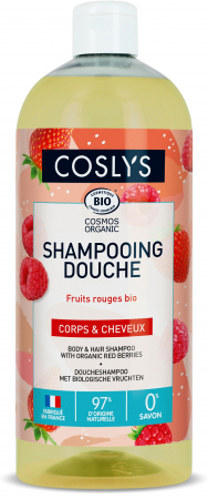 Gel de dus si sampon - Gel de dus si sampon BIO cu fructe de padure(format maxi)  Coslys