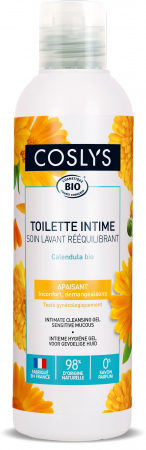 Geluri pentru igiena intima - Gel intim BIO piele sensibila, cu galbenele si magneziu(format mediu) Coslys