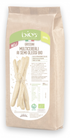 Lichidari - Grisine BIO din multicereale, seminte oleaginoase si ulei masline Bio's