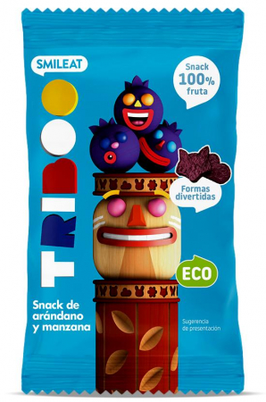 Lichidari - Gustare(snack) BIO din afine si mere Triboo Smileat