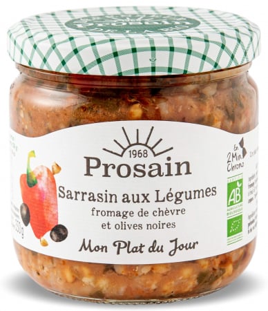 Lichidari - Hrisca cu legume BIO, branza de capra si masline negre Prosain