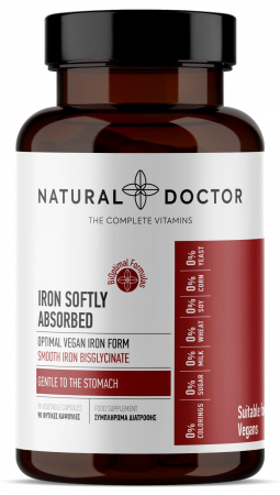 Sanatate feminina - IRON SOFTLY ABSORBED formula delicata de fier Natural Doctor