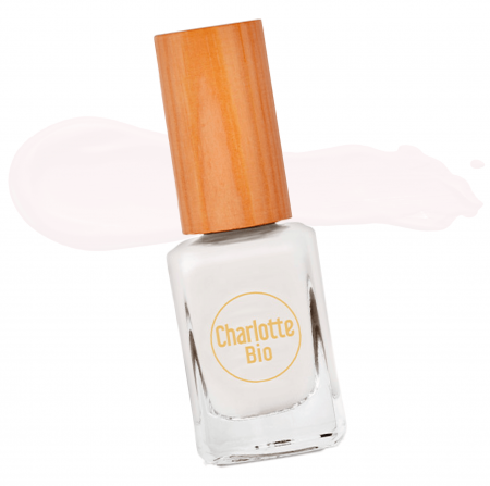 Lac unghii - Lac VEGAN unghii, acoperire perfecta si de lunga durata Blanc Charlotte Bio
